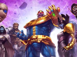 Thanos and Black Order Poster Marvel Contest of Champions wallpaper