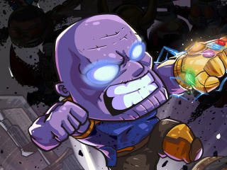 Thanos Marvel Comic Art wallpaper