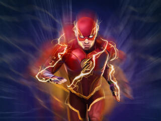 The Flash Lightning Art wallpaper
