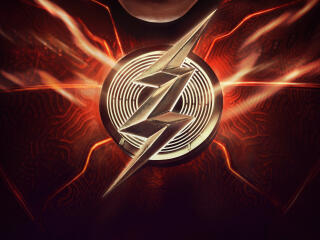 The Flash Movie Logo 2023 wallpaper