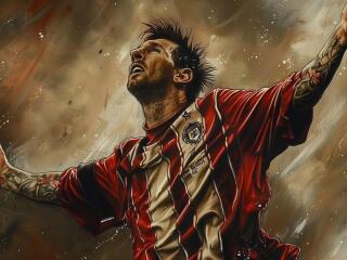 THE GOAT Messi wallpaper