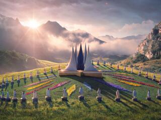 The Hunger Games Sunrise on the Reaping Poster wallpaper
