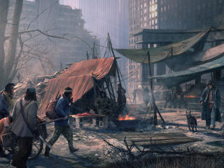 the last of us, city, doomsday wallpaper