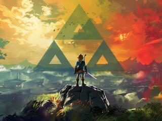 The Legend of Zelda Link Hero of the Triforce wallpaper
