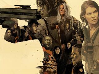 The Walking Dead 4k Poster wallpaper