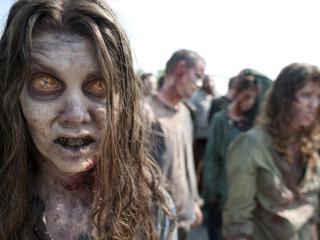 the walking dead, zombie, face wallpaper