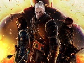 the witcher 2, assassins of kings, characters wallpaper