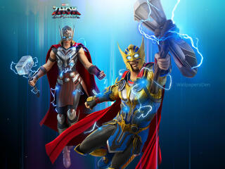 Thor Love and Thunder Fortnite wallpaper