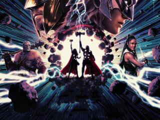Thor Love and Thunder Movie Poster HD wallpaper