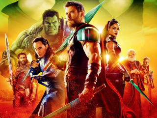 Thor Ragnarok Movie Cast Poster 2017 wallpaper