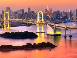 Tokyo Japan Sunset Photography wallpaper