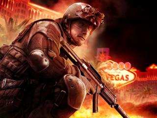 Tom Clancys Rainbow Six Vegas 3, Soldiers, Machine wallpaper