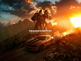 Transformers Rise of the Beasts 5K Bumblebee wallpaper