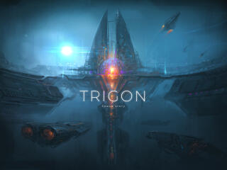 Trigon Space Story Gaming HD wallpaper