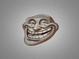 troll, face, smile wallpaper