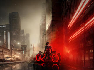 Tron Ares Movie Poster wallpaper