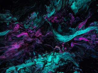 Turquoise Liquid Art wallpaper