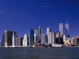 twin towers, new york, world trade center Wallpaper