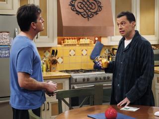 two and a half men, charlie sheen, jon cryer wallpaper