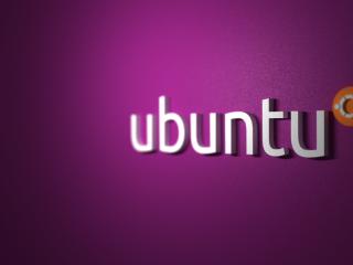 ubuntu, purple, orange wallpaper