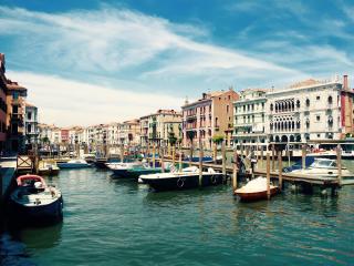 venice, italy, grand canal Wallpaper
