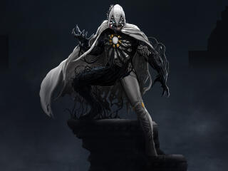 Venom X Moon Knight Cool Art wallpaper