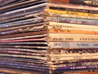 vinyl, records, battered Wallpaper
