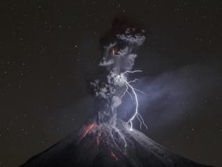 Volcano Mount Colima wallpaper