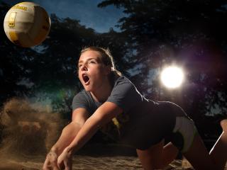 volleyball, sports, girl wallpaper