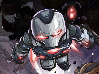 War Machine Marvel Comic Art wallpaper