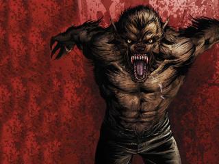 werewolf, wolf, aggression wallpaper