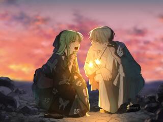 When They Cry HD Couple wallpaper