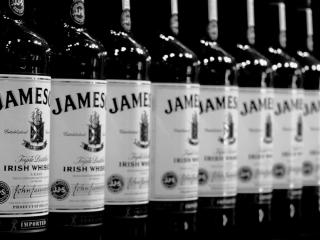 whiskey, jameson, black white wallpaper