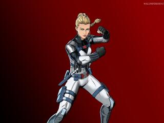 White Widow Marvel Thunderbolts x Fortnite wallpaper