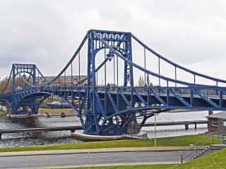 wilhelmshaven, bridge, port Wallpaper
