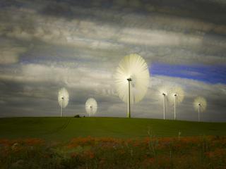 Wind Turbine 4k Photography wallpaper