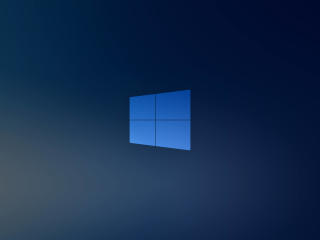 Windows 10X Blue Logo wallpaper