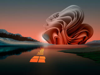 Windows 11 Rise Art wallpaper