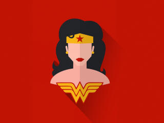 Wonder Woman Minimal wallpaper