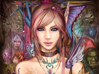 World Of Warcraft Girl Elf wallpaper