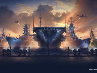 World of Warships HD 2022 wallpaper