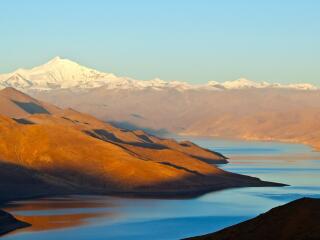 Yamdrok Lake HD Tibet wallpaper
