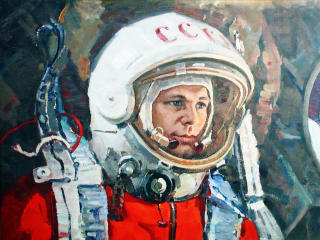 yuri gagarin, cosmonaut, ussr wallpaper