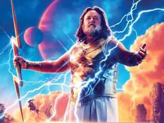 Zeus Thor Love and Thunder Russell Crowe wallpaper