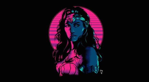 1984 Wonder Woman 5k Wallpaper 1080x2220 Resolution