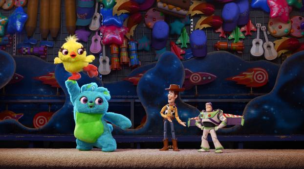 2019 Toy Story 4 Wallpaper 2560x1024 Resolution