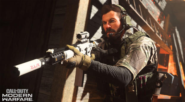 2020 Call of Duty Modern Warfare Wallpaper 2300x1000 Resolution
