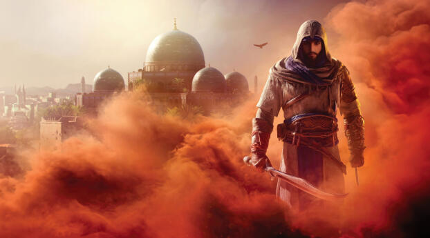 2023 Assassin's Creed Mirage Gaming Poster Wallpaper 480x320 Resolution