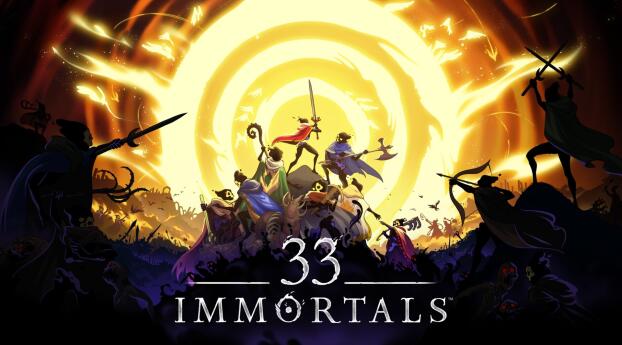 33 Immortals 2024 Gaming Wallpaper 1080x2310 Resolution