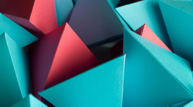 3D Triangle Cube Wallpaper 1400x900 Resolution